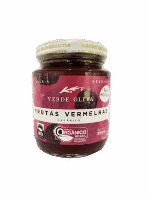 Geleia Frutas Vermelhas Orgânica e Biodinâmica Sem Açúcar 250g